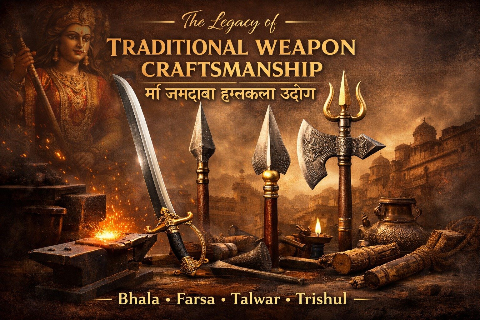 Maa Jagdamba Hastkala Udyog – Traditional Indian Weapon Craftsmanship from Rajasthan