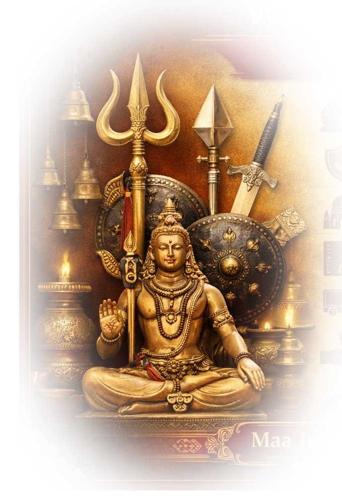 maa jagdamba hastkala udyog Trishul, bhala, Talwar