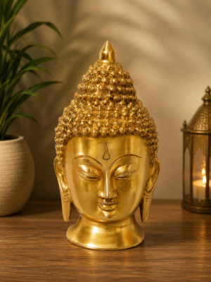 Luxury Brass Buddha Face